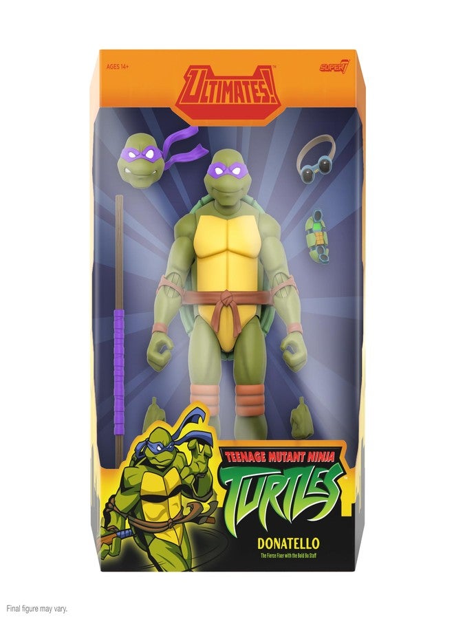 Super7 ULTIMATES! Teenage Mutant Ninja Turtles Donatello - 7" TMNT Action Figure with Accessories Classic Cartoon Collectibles and Retro Toys - Image 2